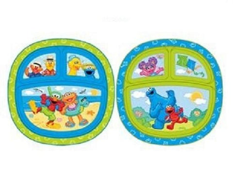 Munchkin Sesame Street Toddler Plate (Item Package Quantity: 1)