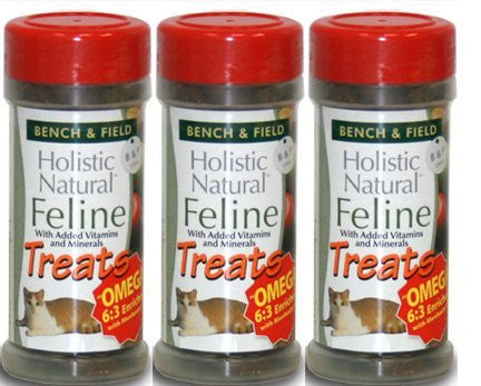 Holistic Natural Feline Treats for Cats - 3 oz bottle