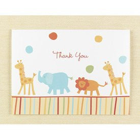 Jungle Animals Thank You Cards