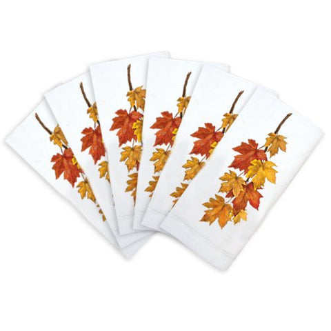 Maple Leaves Napkin Bundle (6-pc)