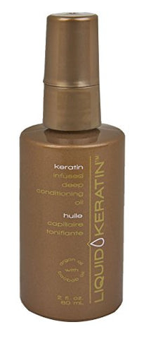 Keratin Infused Deep Conditioning Oil (with Argan and Baobab Oils), 2 oz