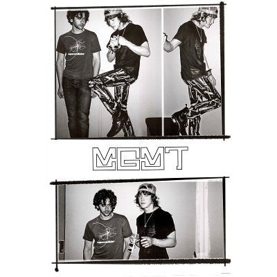 MGMT Group Black and White Music Poster Print