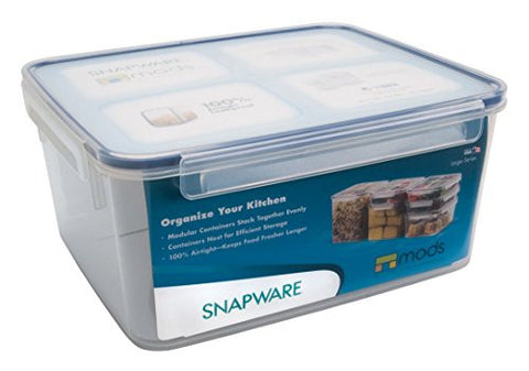 Snapware Airtight Large Rectangle Storage Container, 18-1/2-Cup
