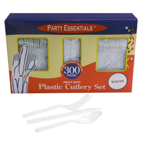 300 PC. CUTLERY BOXES - WHITE