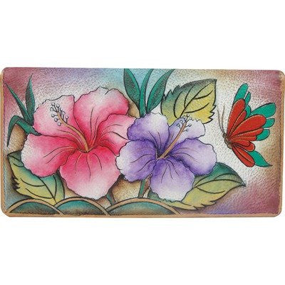 Hawaiian Hibiscus Two Fold Slim Wallet