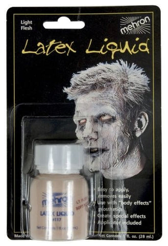 Latex Liquid Light Flesh (Carded) - 1 oz.