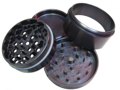 Space Case Grinder - Large, 4-Piece, Titanium/Aluminum