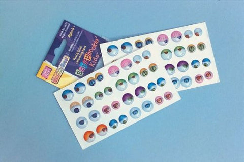 Peel & Stick Charming Eyes - 64 Stickers/pk,  6 Pack