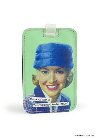 Classic Luggage Tag - "think of me as "unexpected turbulence""