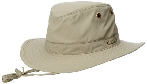 10 Point Hat-Solid - Dimensional Brim, Packable, Floatable, Crushable, Tan, X-Large