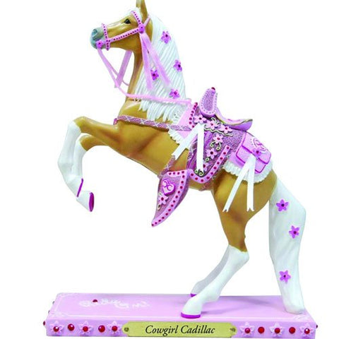 Trail of Painted Ponies Cowgirl Cadillac Figurine