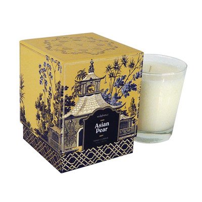 Asian Pear Jardins du Seda France Boxed Candle, 10 oz.