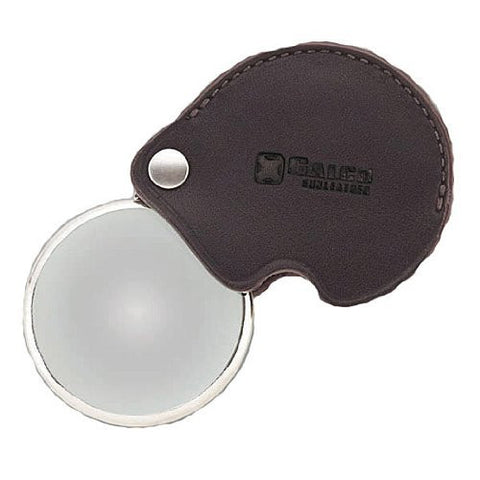 Magnifying Glass with Leather Case (Dark Havana)