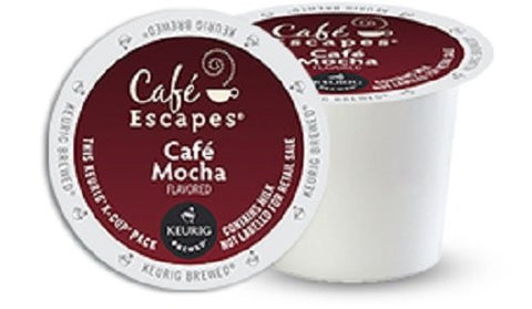 Café Escapes Café Mocha, K-Cup Portion Pack for Keurig Brewers, 24-Count