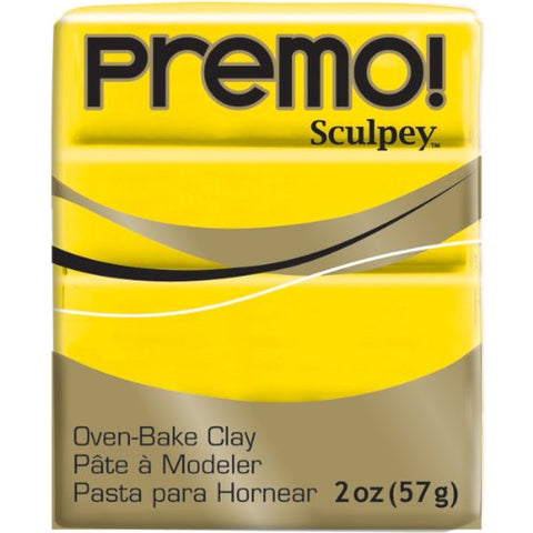 Premo! Sculpey Cadmium Yellow Hue, 2oz