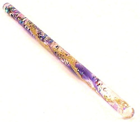 Spiral Mystical Glitter Wand - Purple Gold