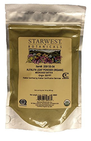 Alfalfa Leaf Powder Organic, 4 oz