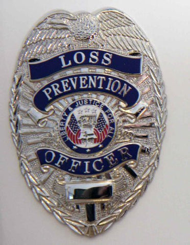 Loss Prevention Officer - Breast Badge - Nickel