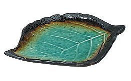 Kosui Green Leaf Plate 8" x 5.25"