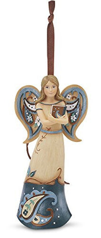 4.5" Angel w/Book Ornament