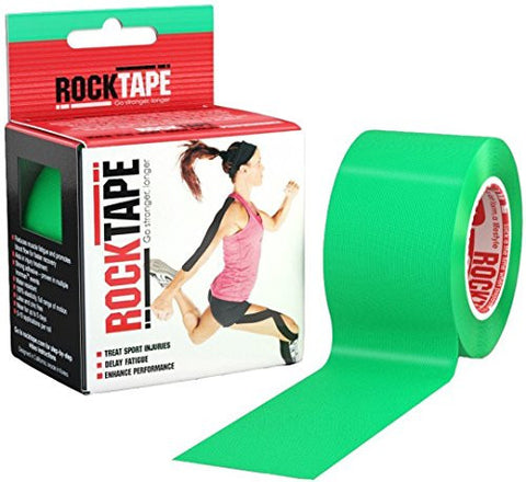 Rocktape Kinesiology Tape for Athletes - 2 Inch x 16.4 Feet (Green)