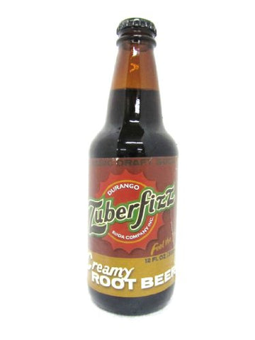 Zuberfizz Soda Root Beer, 12oz