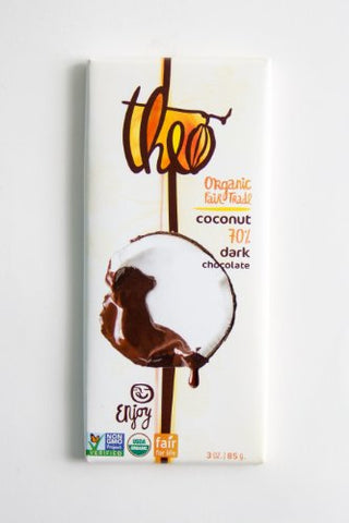 Classic Bar 3 oz - Coconut 70% Dark Chocolate