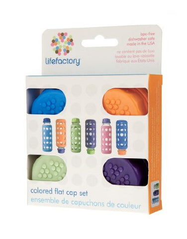 Colored Flat Cap Set (4 caps)
