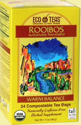 Organic Fair Trade Rooibos - 24 tea bags