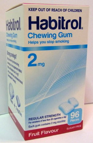 Chewing Gum - Regular 2mg, 96 pcs. (Fruit Flavor)