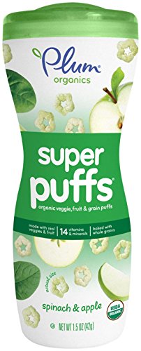 Super Puffs Greens, Spinach & Apple, 1.5 Oz