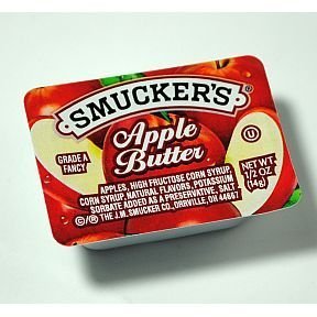 Smucker's Portion Control - Plastic, Apple Butter, 1/2 oz