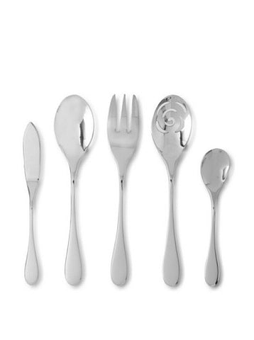 18/0 Stainless Steel 5-Piece Serving Set Gloss