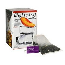 MIGHTY LEAF TEA Black Tea Peach At least 95% Organic 6/4 CT