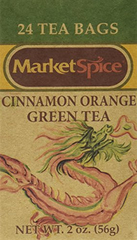 Market Spice Cinnamon Orange Green Tea - 24 Count