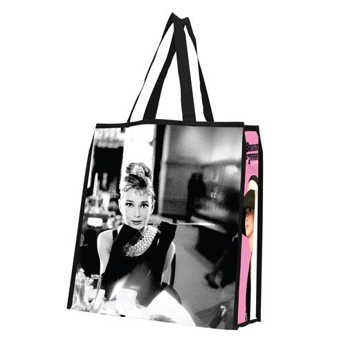 Audrey Hepburn Large Recycled Shopper Tote, 14" x 4" x 15"