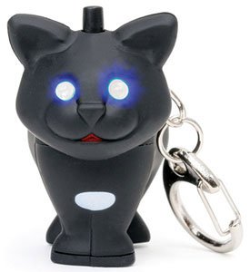 Cat LED Keychain Carded/CDU