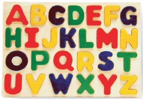 Alphabet Raised Wooden Puzzle for Children