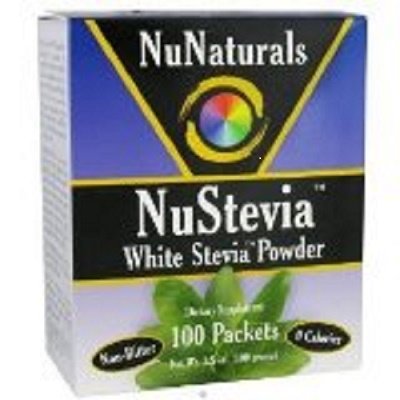 NuStevia White Stevia Powder 100 pkts