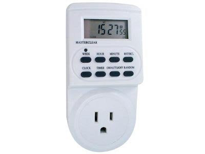 Digital Timer - Weekly Programmable, 4 59/64" x 2 23/64" x 2 61/64"