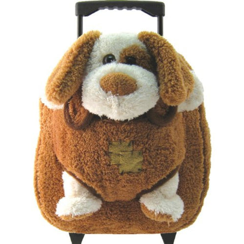Plush Animal Rollers Puppy w/ Brown
