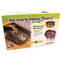 Cat Neater Feeder Deluxe in Decorated Box - Bronze