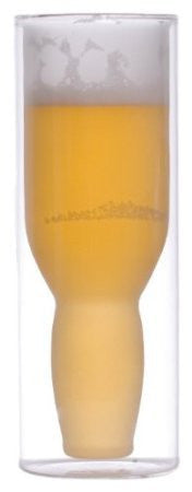 Australian Beer Glass - Frosted - 16oz - Set of 2
