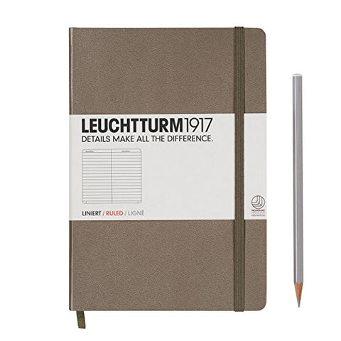 LEUCHTTURM LARGE BOOK LINED TAUPE