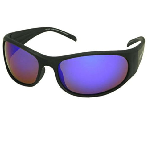 Hovercraft Matte Rubberized Black, Brown TAC-Tical Polarized w. Ice Blue Mirror