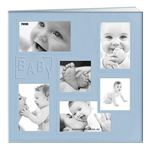 Collage Frame 12" x 12" Scrapbook Baby - Blue