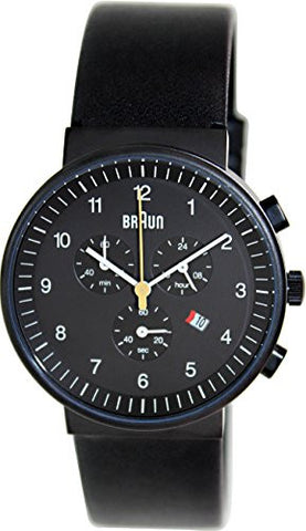 Braun Classic Chronograph Analog Display Quartz Black Watch
