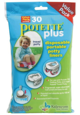 STYLE 2733 - POTETTE PLUS LINERS  VALUE PACK - 30 Liners - White