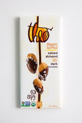 Classic Bar 3 oz - Salted Almond 70% Dark Chocolate