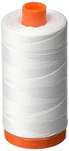 Aurifil- 50wt Cotton 1,422yd, White